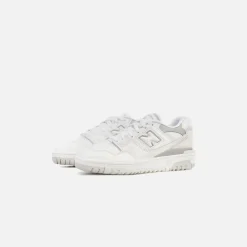 New New Balance 550 White / Rain Cloud / Light Aluminum