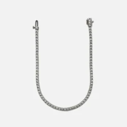 Clearance Greg Yuna 5 Pointer Tennis Bracelet White Gold