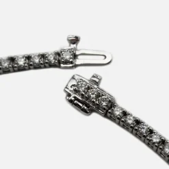 Clearance Greg Yuna 5 Pointer Tennis Bracelet White Gold