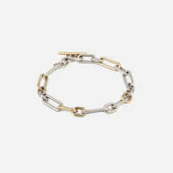 New Maor 925 Sterling Silver And 18K Yellow Gold Sliver / Gold