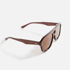 Online Gucci 004 Sunglasses Brown