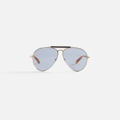 Hot Gucci 004 Sunglasses Gold / Havana / Grey