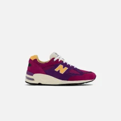 Cheap New Balance 990 V2 Pink / Purple / Yellow