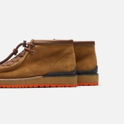 Best Moncler 1952 X Clarks Wallabee Khaki / Orange