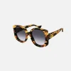 Cheap Gucci Acetate Round Frame Shiny Pique Havana