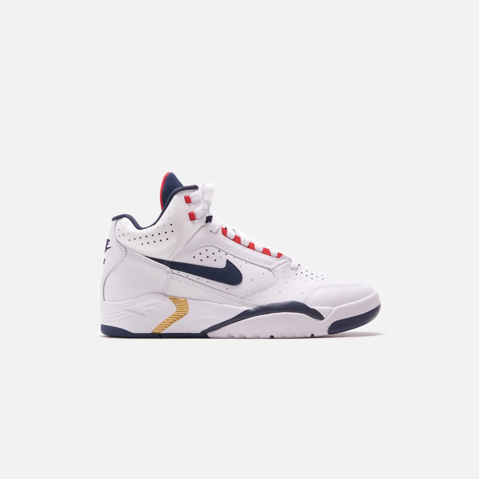 Best Nike Air Flight Lite Mid Ltr White / Midnight Navy / University Red
