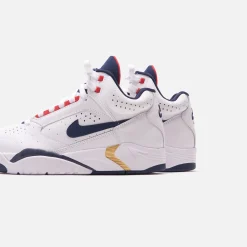 Best Nike Air Flight Lite Mid Ltr White / Midnight Navy / University Red