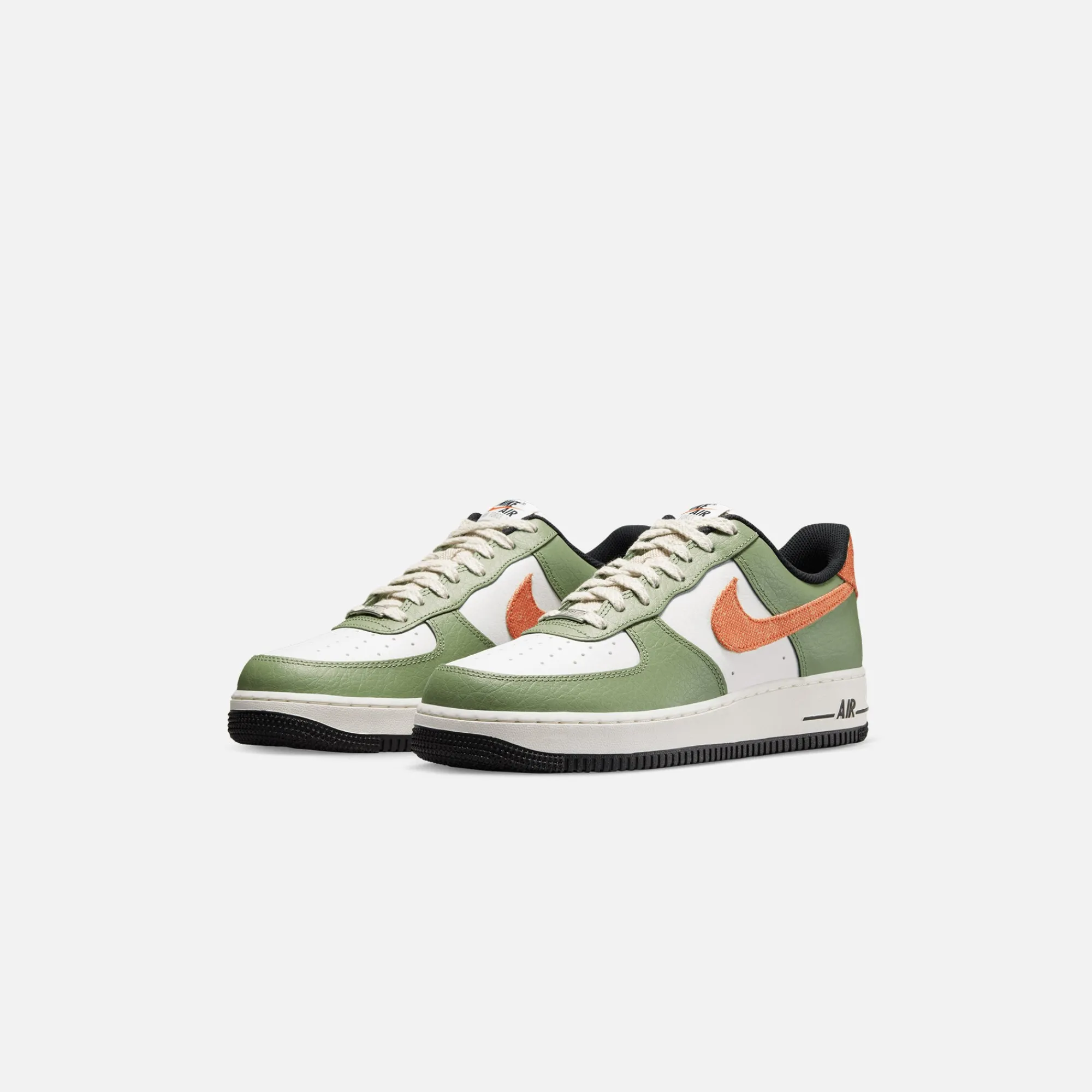 Discount Nike Air Force 1 `07 Fm Oil Green / Safety Orange / White / Sail