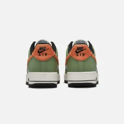 Discount Nike Air Force 1 `07 Fm Oil Green / Safety Orange / White / Sail