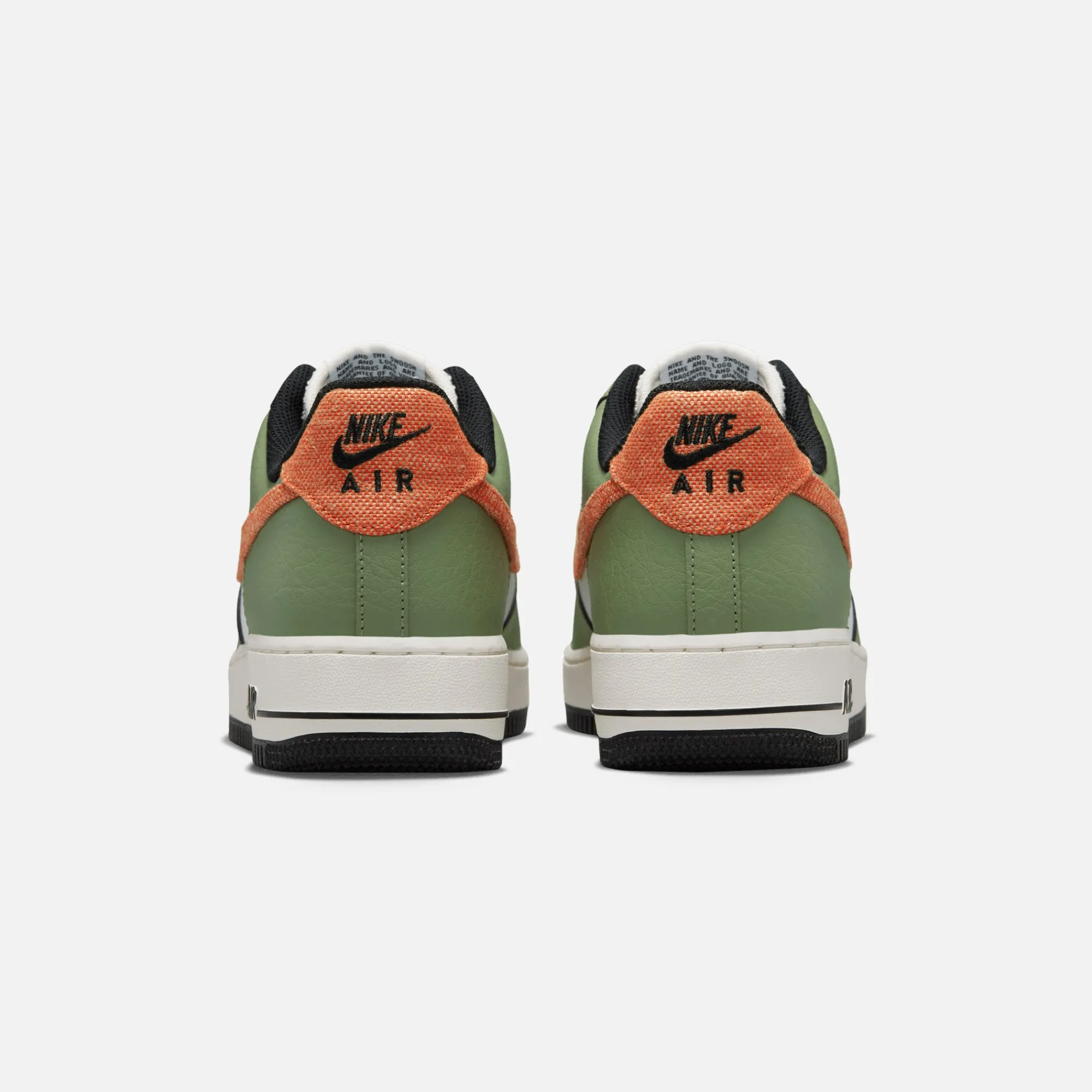 Discount Nike Air Force 1 `07 Fm Oil Green / Safety Orange / White / Sail
