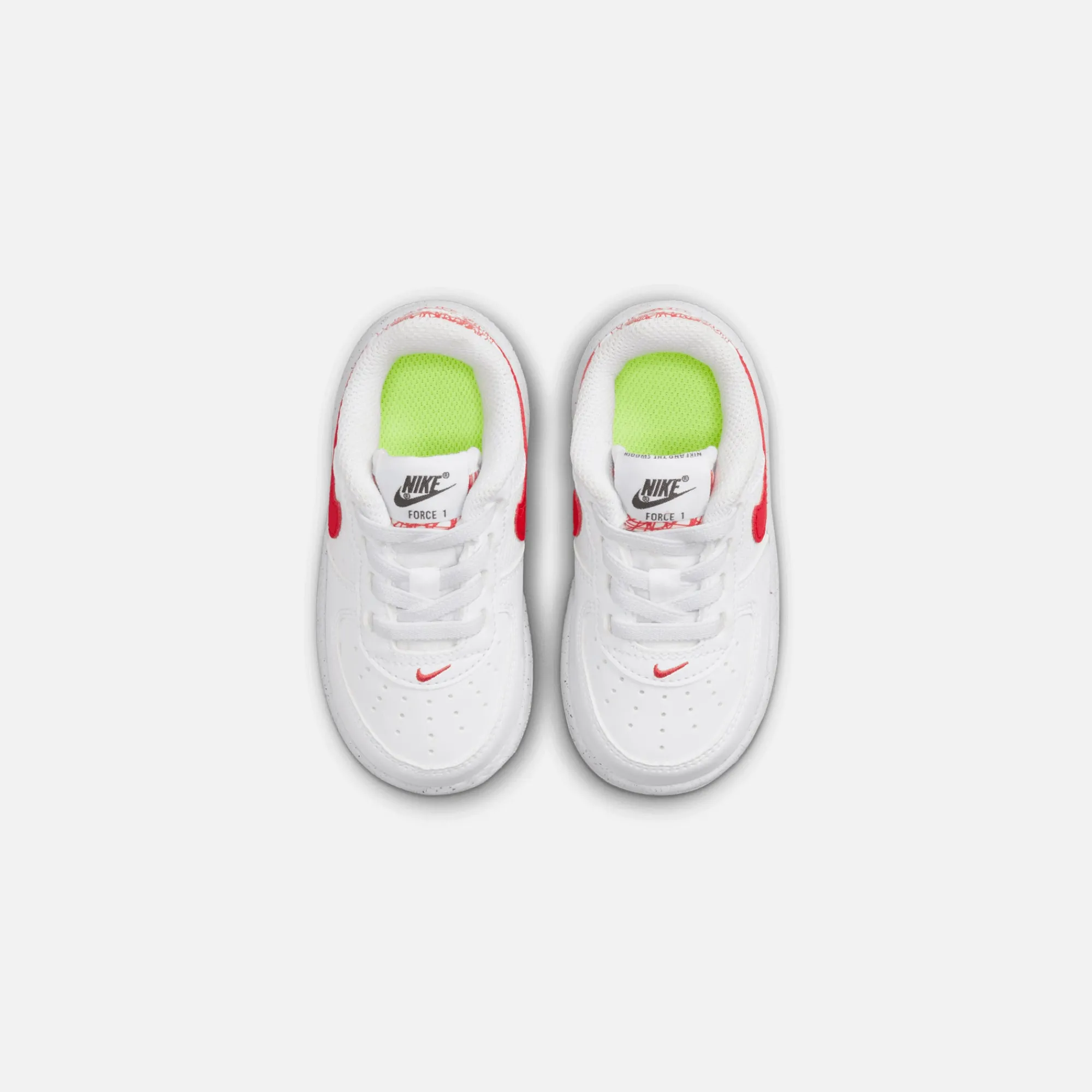 Cheap Nike Air Force 1 Crater Classic White / Habanero Red / Volt