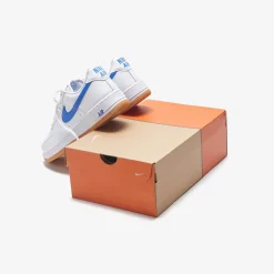 New Nike Air Force 1 Low Retro White / Royal Blue / Gum / Yellow