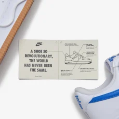 New Nike Air Force 1 Low Retro White / Royal Blue / Gum / Yellow