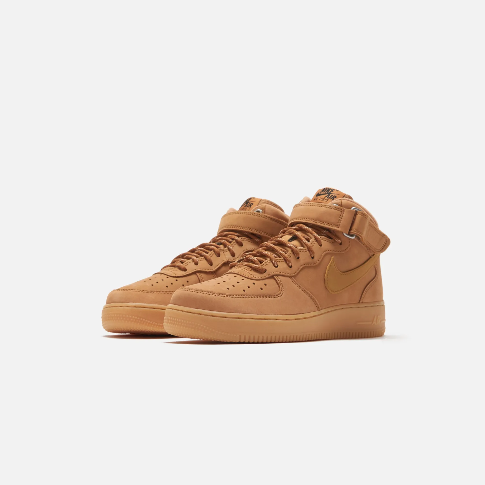 Clearance Nike Air Force 1 Mid '07 Flax / Gum Light Brown / Black / Wheat