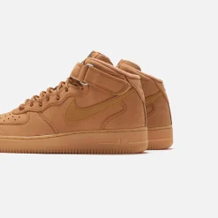 Clearance Nike Air Force 1 Mid '07 Flax / Gum Light Brown / Black / Wheat