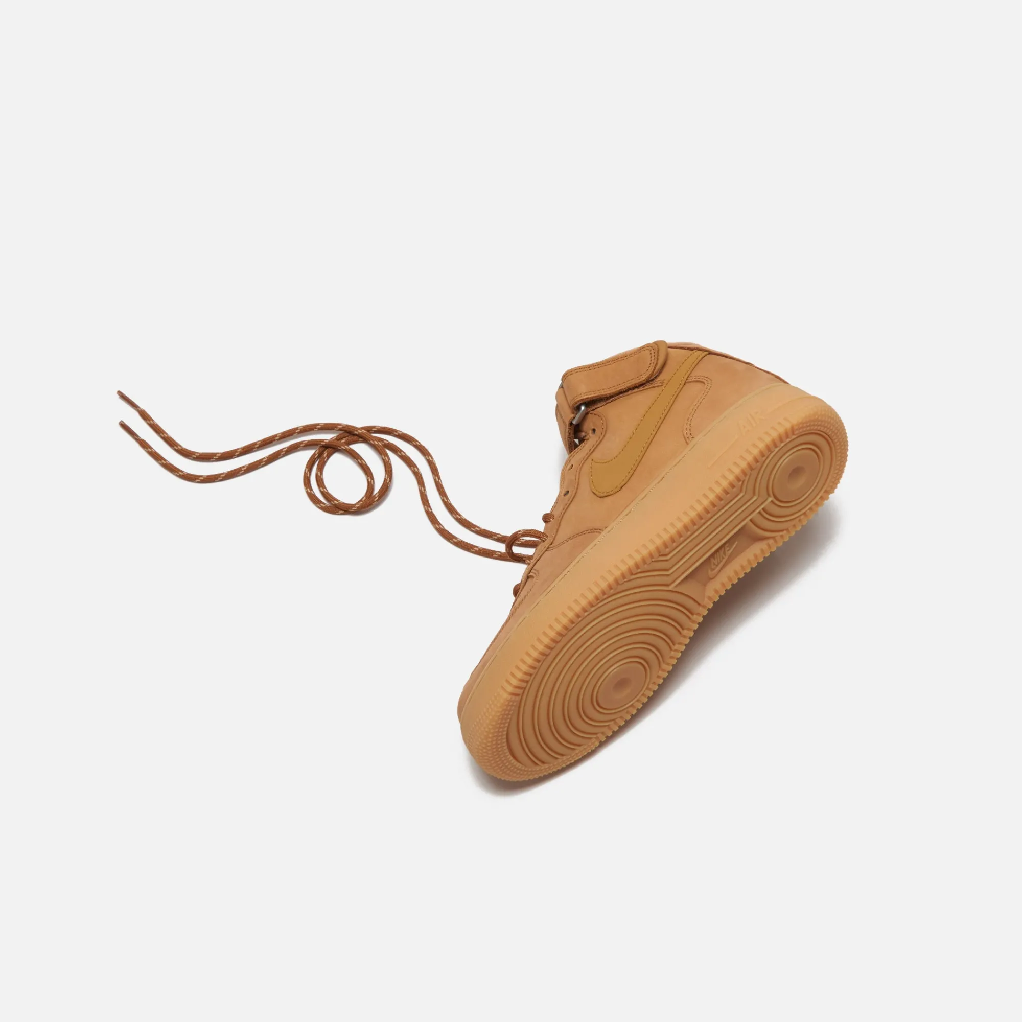 Clearance Nike Air Force 1 Mid '07 Flax / Gum Light Brown / Black / Wheat