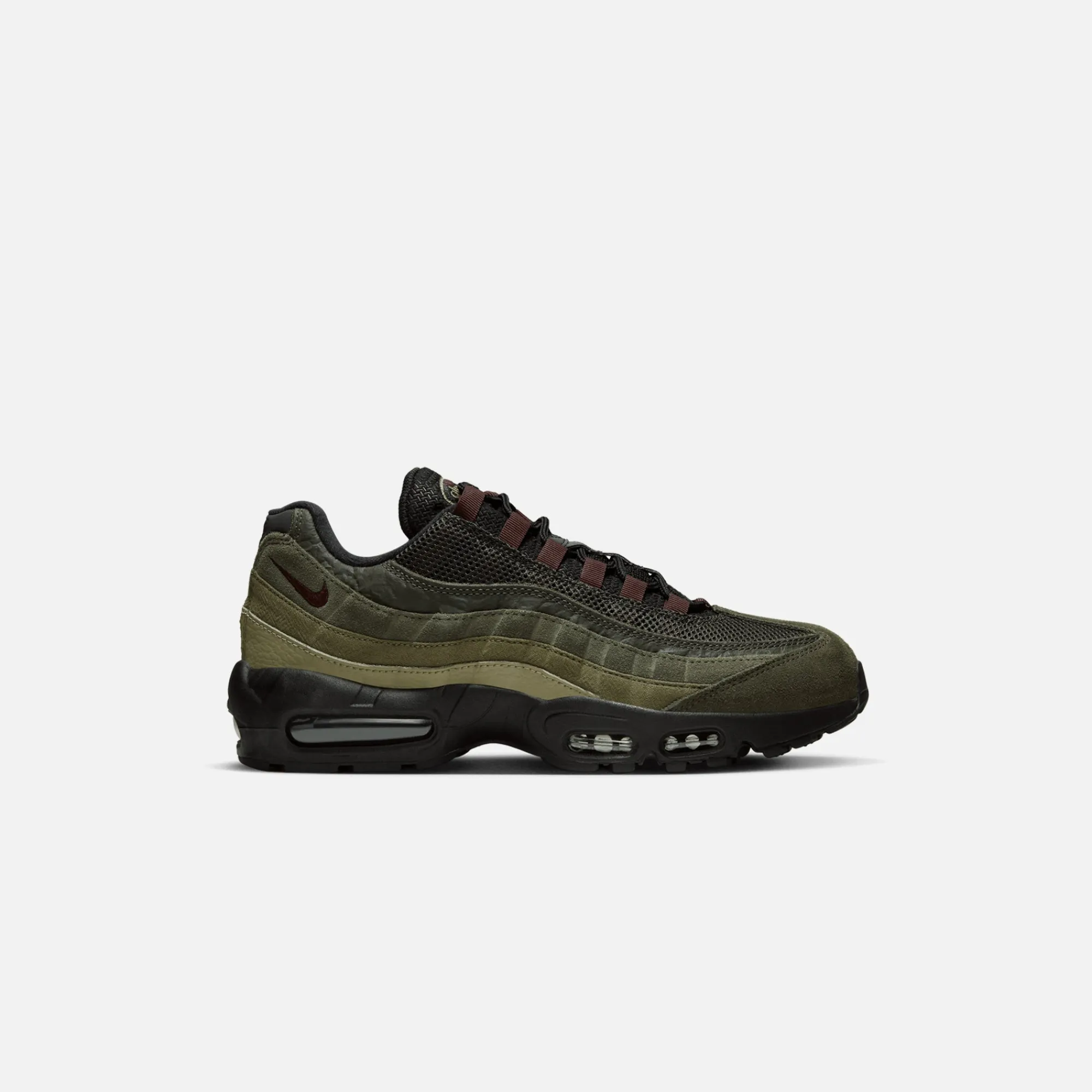 Discount Nike Air Max 95 Black / Earth / Sequoia / Cargo Khaki