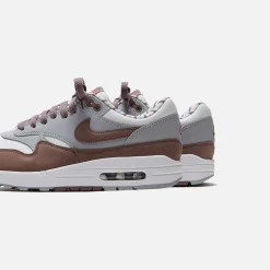 Best Nike Air Max 1 Prm Summit White / Plum Eclipse / Wolf Grey