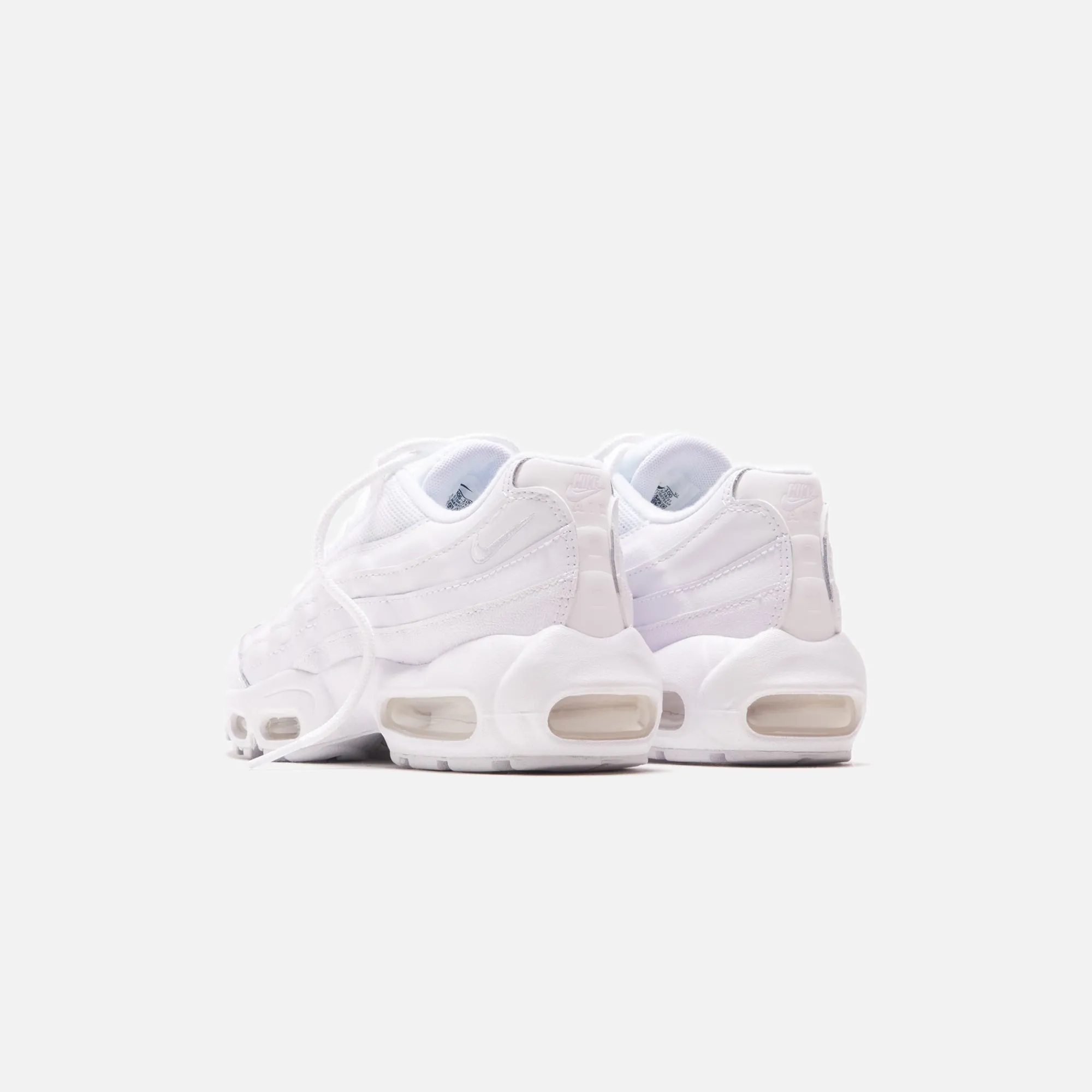Outlet Nike Air Max 95 Recraft Grade School White