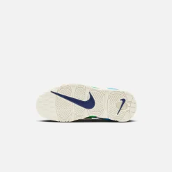 Flash Sale Nike Air More Uptempo Big Kids Shoes Deep Royal Blue / Opti Yellow / /Baltic Blue / Electric Algae