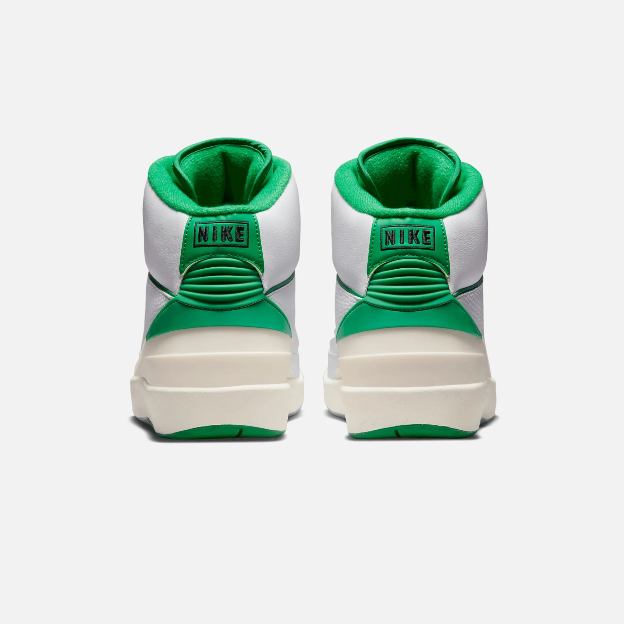 Fashion Jordan Air2 Retro White / Lucky Green