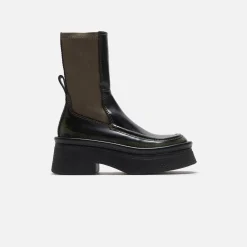 Outlet Miista Amarah Ankle Boots Black / Khaki