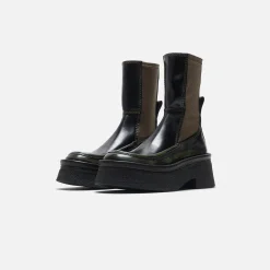 Outlet Miista Amarah Ankle Boots Black / Khaki