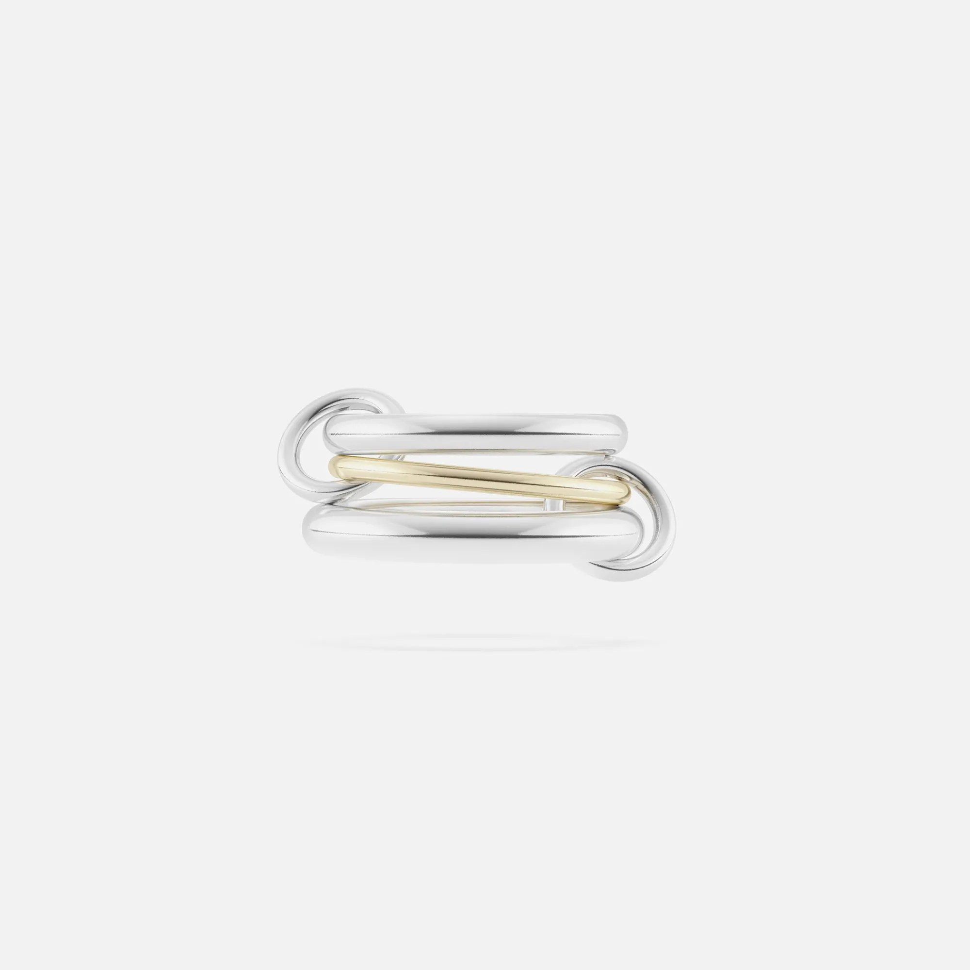 Cheap Spinelli Kilcollin Amaryllis 3 Link Ring Silver / Yellow Gold