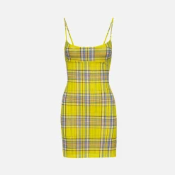 New Miaou Anya Dress Dion Plaid