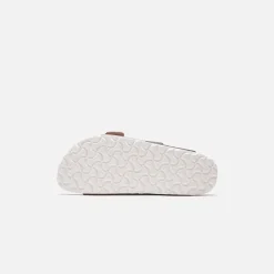 Sale Birkenstock Arizona Split Hex Nubuck Leather Mineral / Light Rose