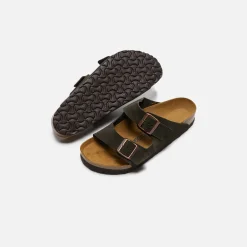 Best Sale Birkenstock Arizona Suede Mocha