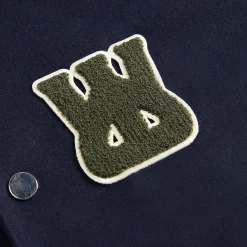 Online Wales Bonner Ascend Varsity Jacket Navy / Ivory