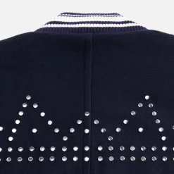 Online Wales Bonner Ascend Varsity Jacket Navy / Ivory