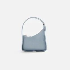 New CIRIACO Ashley Minimalist Denim Baguette Blue