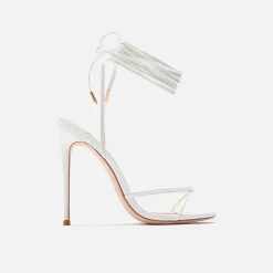 Hot Femme LA Athens Lace Up Ivory