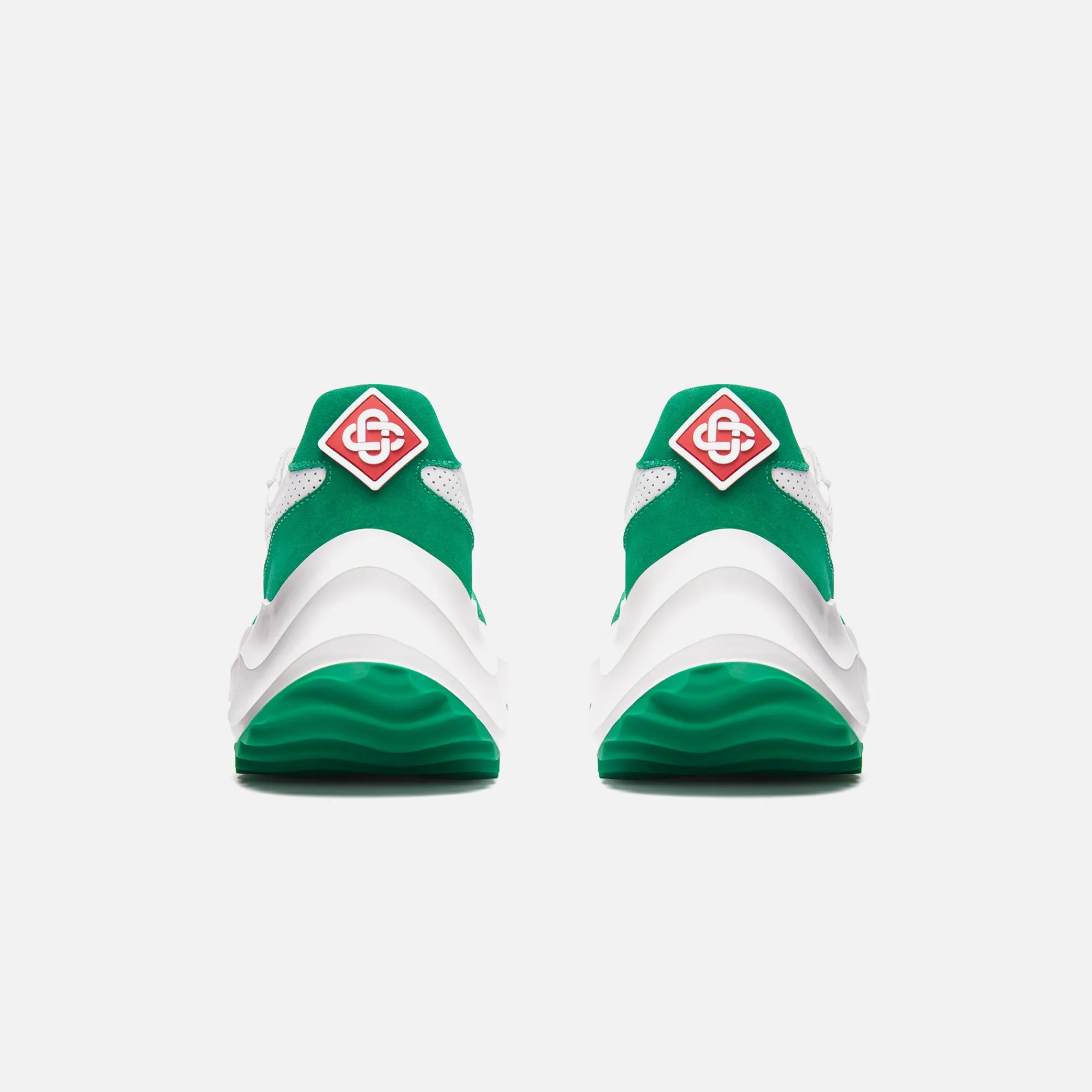 Discount Casablanca Atlantis Sneaker Leather White / Green