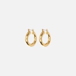 Cheap Luv AJ Baby Amalfi Hoop Earrings Gold