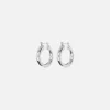Best Luv AJ Baby Amalfi Hoop Earrings Silver