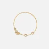 Cheap Yvonne Leon Baguette Riviere Bracelet In 18K Yellow Gold