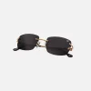 Flash Sale Vintage Frames Bal Harbour Drill Mount Sunglasses Gold Black