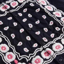 Cheap Noma Bandana Hand Embroidery Shirt Black