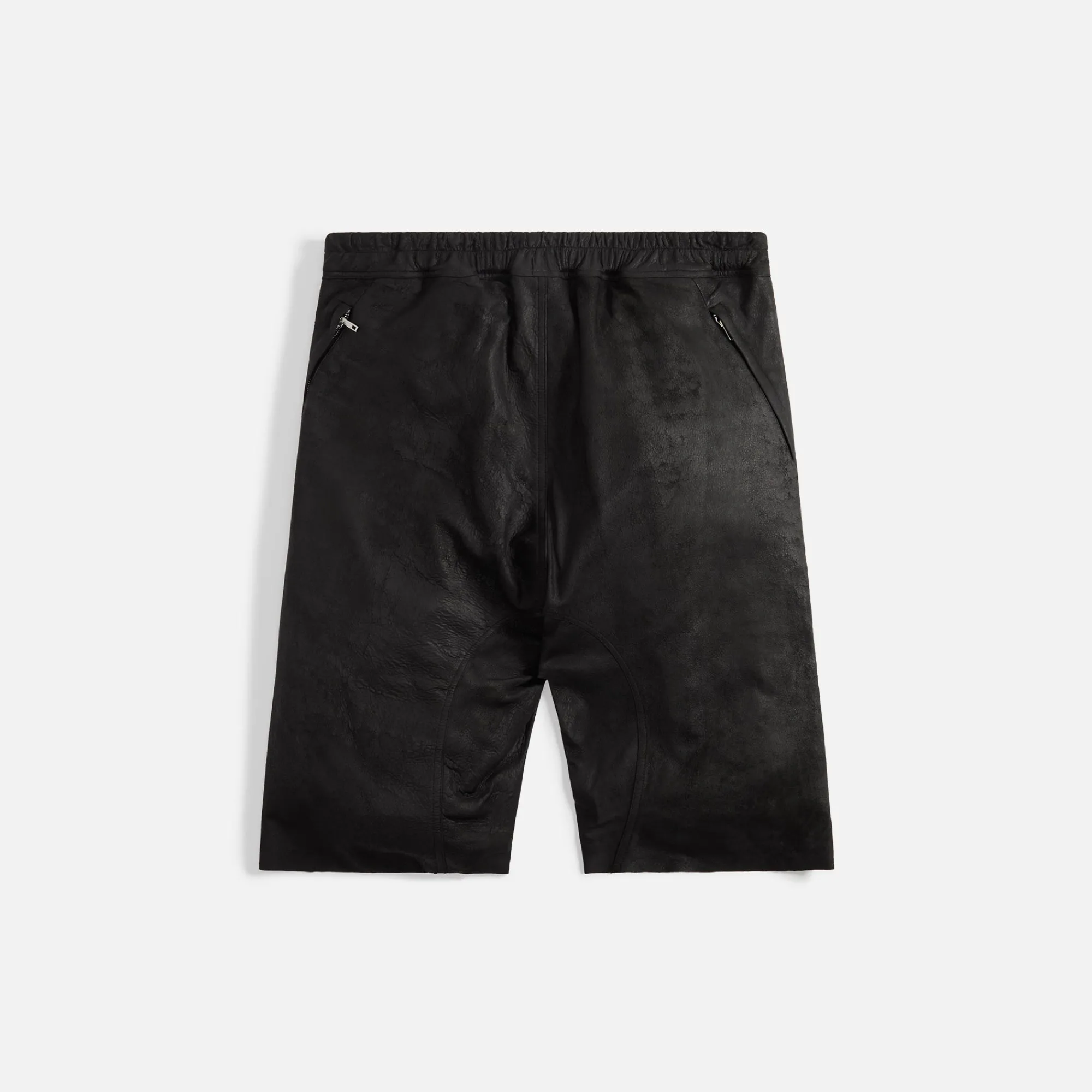 Best Rick Owens Basket Swingers Blistered Lamb Short Black