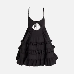 Best Sale Sandy Liang Battu Dress Black
