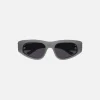 Clearance Balenciaga Bb Logo Hinge Frame Grey / Grey Lens