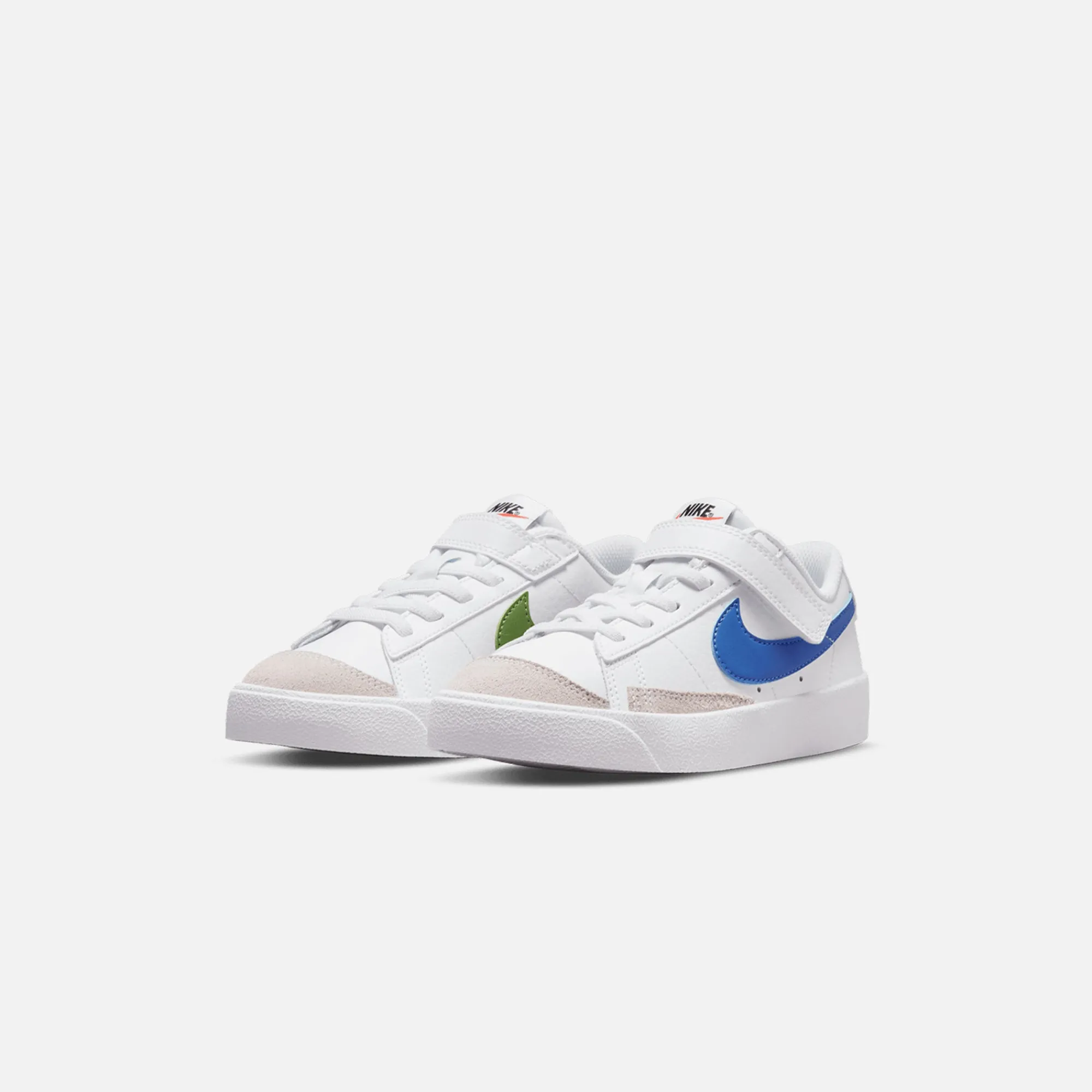 Online Nike Blazer Low `77 White / Medium Blue / Chlorophyll / Black