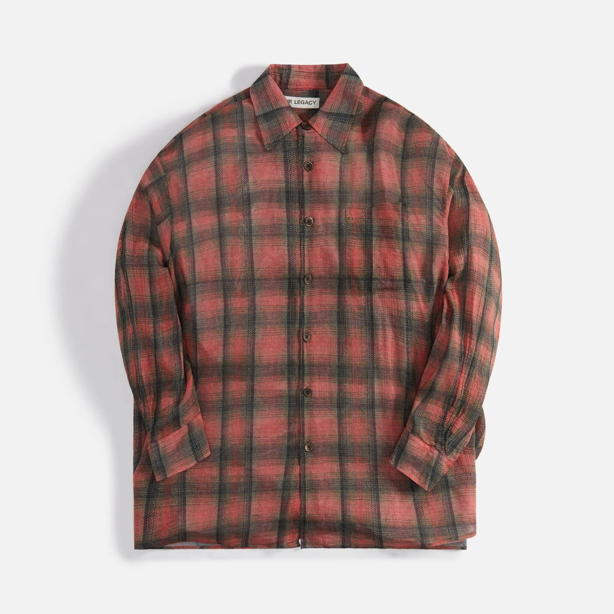 Flash Sale Our Legacy Borrowed Shirt Big Lumbercheck Print