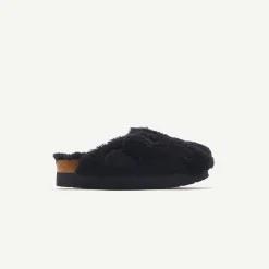 Best Sale Birkenstock Boston Platform Big Buckleteddy Black Shearling