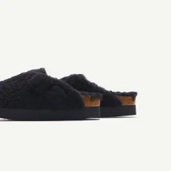 Best Sale Birkenstock Boston Platform Big Buckleteddy Black Shearling