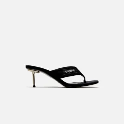 Best Coperni Branded Thong Sandal Black