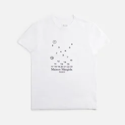 Cheap Margiela Bubble Logo Tee White